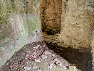 interior of tower, Innis Chonnel Castle