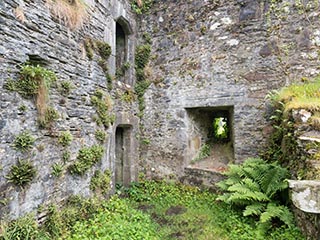 outside tower at end of great hall