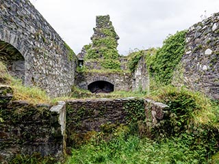 great hall of Innis Chonnel Castle