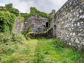 great hall of Innis Chonnel Castle