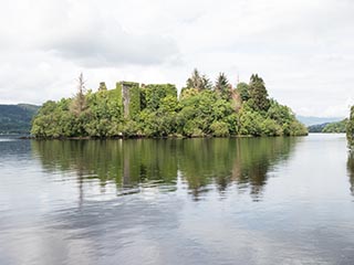 Innis Chonnel Castle, Loch Awe, Scotland