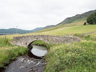 stone bridge over creek, Scotland