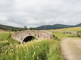 stone bridge over creek, Scotland