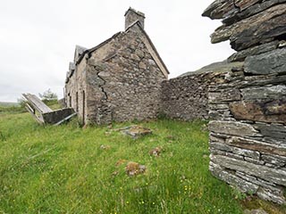 ruined stone house