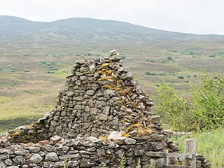 ruined stone building