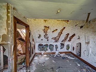 garret room in abandoned house