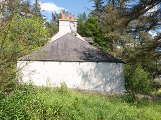 side of abandoned house